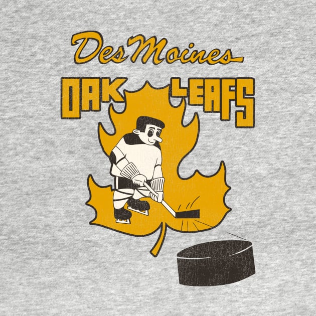 Defunct Des Moines Oak Leafs Hockey Team by Defunctland